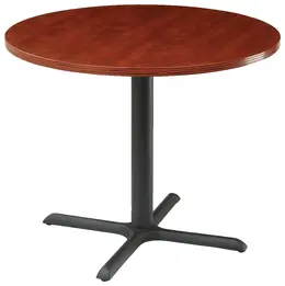 Round Table with Metal Base - Napa