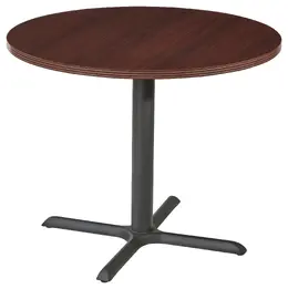 Round Table with Metal Base - Napa