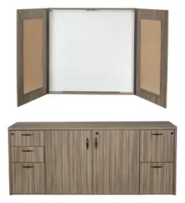 Storage Credenza and Presentation Board Set - Napa