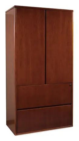 Vertical Storage Cabinet with Lateral File Drawers - Sonoma