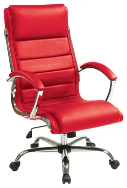 Faux Leather Conference Room Chair - Work Smart