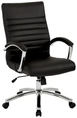 Mid Back Conference Room Chair with Arms - Work Smart