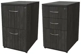 Pair of 2 & 3 Drawer Pedestals for Maverick Desks - Maverick