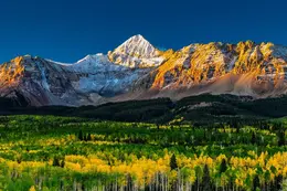 Dusted Wilson Peak - Office Wall Art - Mountains