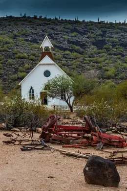 Pioneer Chapel - Office Wall Art - Vintage