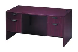 2 Pedestal Desk - PL Laminate