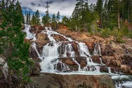 Cascade Falls - Office Wall Art - Lakes Rivers Waterfalls