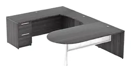 U Shaped Peninsula Desk - Potenza