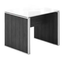 End Table with Glass Top - Potenza