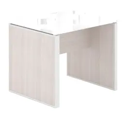 End Table with Glass Top - Potenza