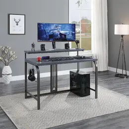 Gaming Desk with LED Lights - DesignLab