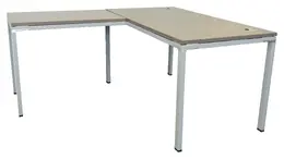 L Shaped Desk - Simple System