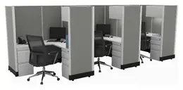 3 Person Cubicle - Systems