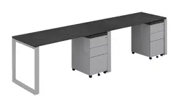 2 Person Workstation Desk - Veloce