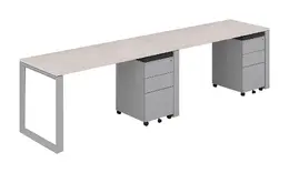 2 Person Workstation Desk - Veloce