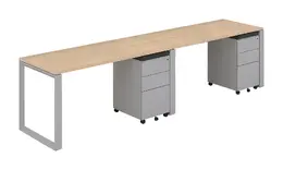 2 Person Workstation Desk - Veloce