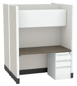 2 Person Call Center Cubicle with Power - Systems