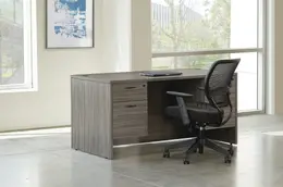 Rectangular Desk with Drawers - Napa