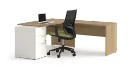 L Shaped Desk with Drawers - Contemporary and Affordable