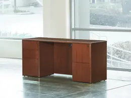 Credenza Desk with Drawers - Sonoma