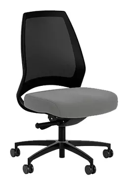 Mesh Back Armless Chair - 4U