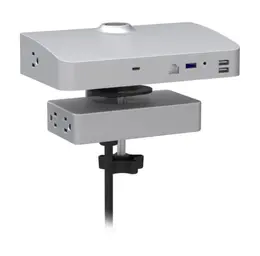 Monitor Arm Base with Power Strip - Centre