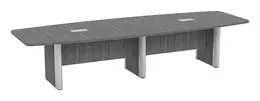 Modern Boat Shape Conference Table - PL Laminate