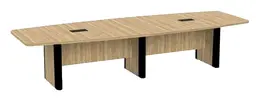 Modern Boat Shape Conference Table - PL Laminate