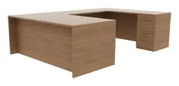 U-Shaped Desk - Amber