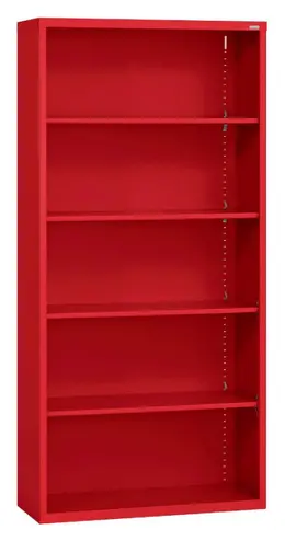 5 Shelf Bookcase - 72" Tall - Welded Bookcase