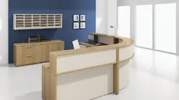 Curved Reception Desk - Morpheo