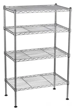 4 Tier Wire Shelving Unit