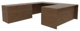 U Shaped Desk - Amber