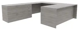 U Shaped Office Desk - Amber