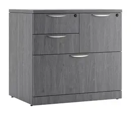 4 Drawer Combo Lateral Filing Cabinet - PL Laminate