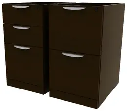 Pair of 2 & 3 Pedestal Drawers - PL Laminate