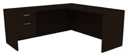 L Shaped Office Desk - Amber