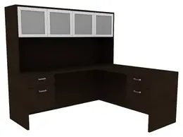 L Shaped Desk for Home Office - Amber