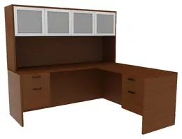 L Shaped Desk for Home Office - Amber