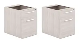 Set of 2 Drawer Hanging Pedestals for Corp Design Desks