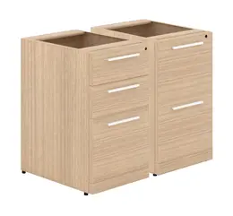 Pair of 2 & 3 Pedestal Drawers for Corp Design Desks - Potenza