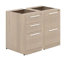 Pair of 2 & 3 Pedestal Drawers for Corp Design Desks - Potenza