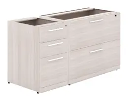 Lateral File & 3 Drawer Pedestal for Corp Design Desks