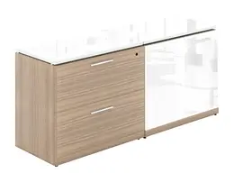 Combo Lateral File Storage Cabinet Credenza - Potenza