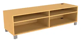 Open Shelf Credenza - Apex