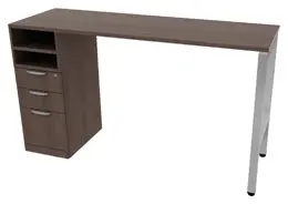 Standing Height Desk with Drawers - Elements