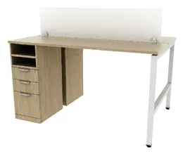 2 Person Standing Height Workstation - Elements