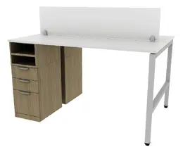 2 Person Standing Height Workstation - Elements