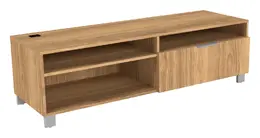 Credenza with Shelves and File Drawer - Apex