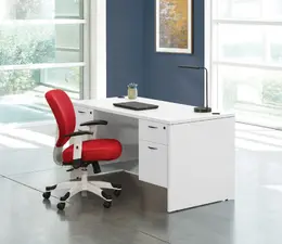 Rectangular Desk with Drawers - Napa